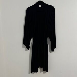 EUC Soma Black Women’s Robe with Tie Waist - Size XXL